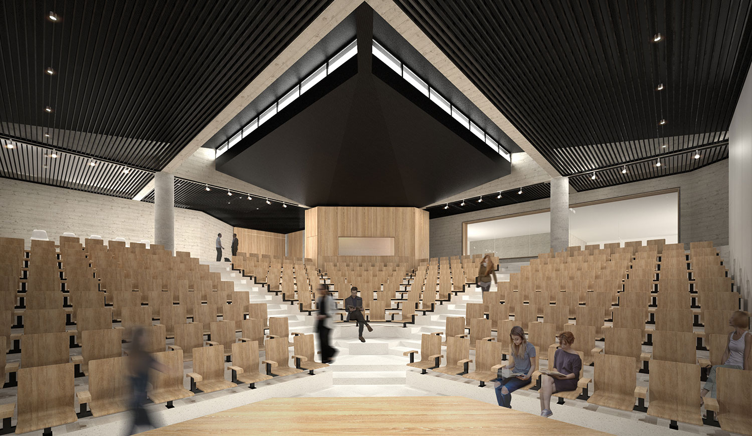 Architect's rendering of the Auditorium