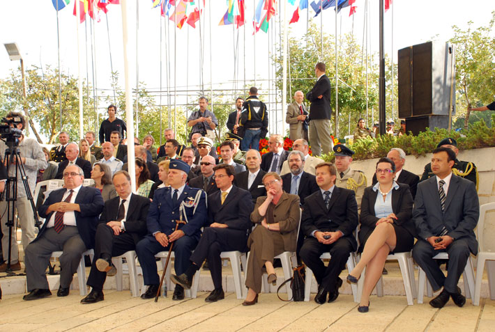 Members of the Diplomatic Corps participating in the ceremony