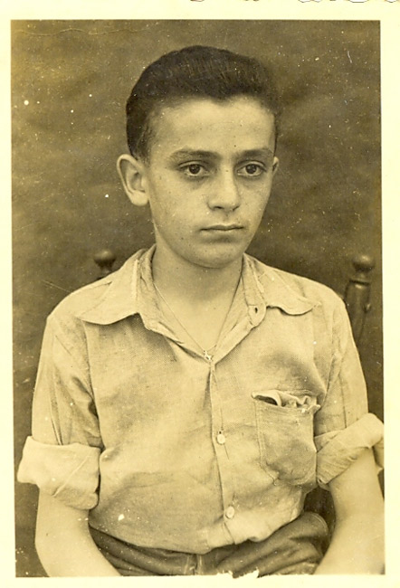 Sandor Weisz (Yitzhak Livnat) after the liberation, 1945