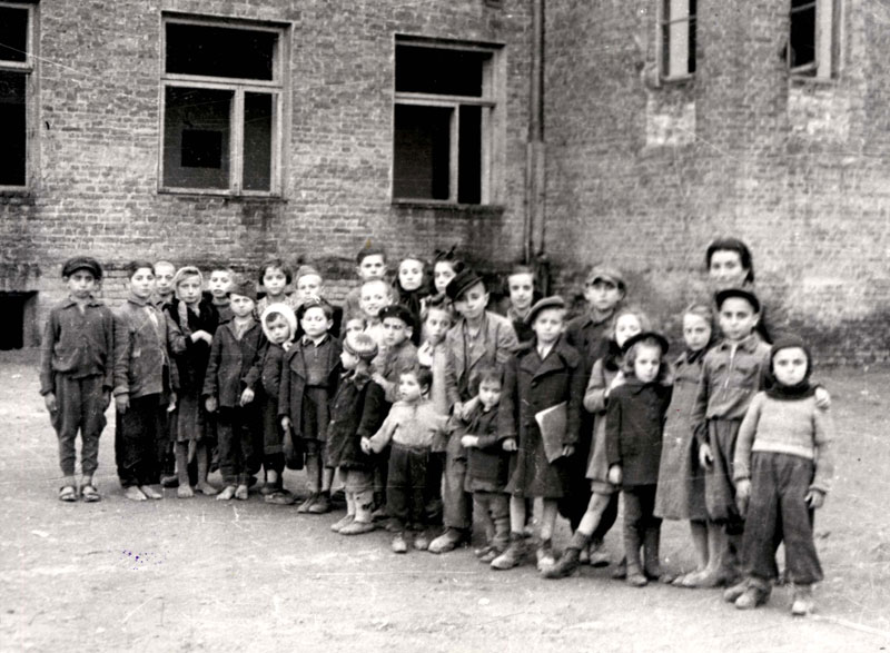 Jewish children who were hidden on the Aryan side, Lublin, Poland