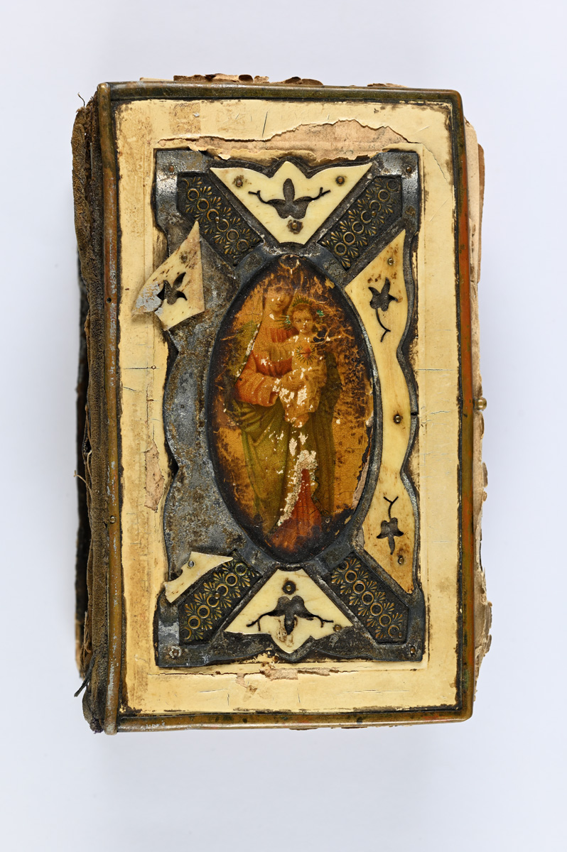 Catholic prayer book that belonged to Anna Chelpa, who hid three Jews in her home, including Miriam and Yehoshua Laufer