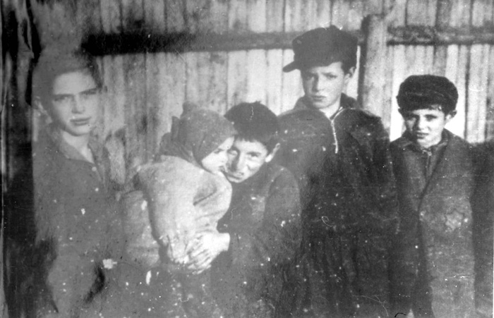Дети на улицах Каунасского гетто