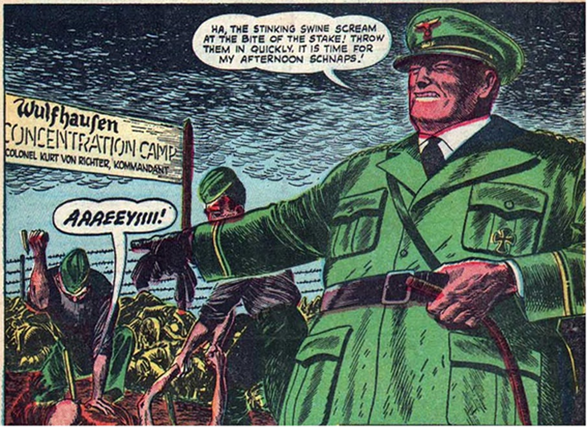 Abb. 2 „The Butcher of Wulfhausen“, in: Kent Blake of the Secret Service # 14, 1953