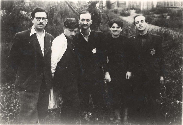 Группа членов подполья Каунасского гетто, позднее присоединившихся к партизанам
