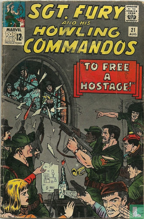 Abb. 3 „To Free a Hostage!“, in: Sgt. Fury #21, 1965