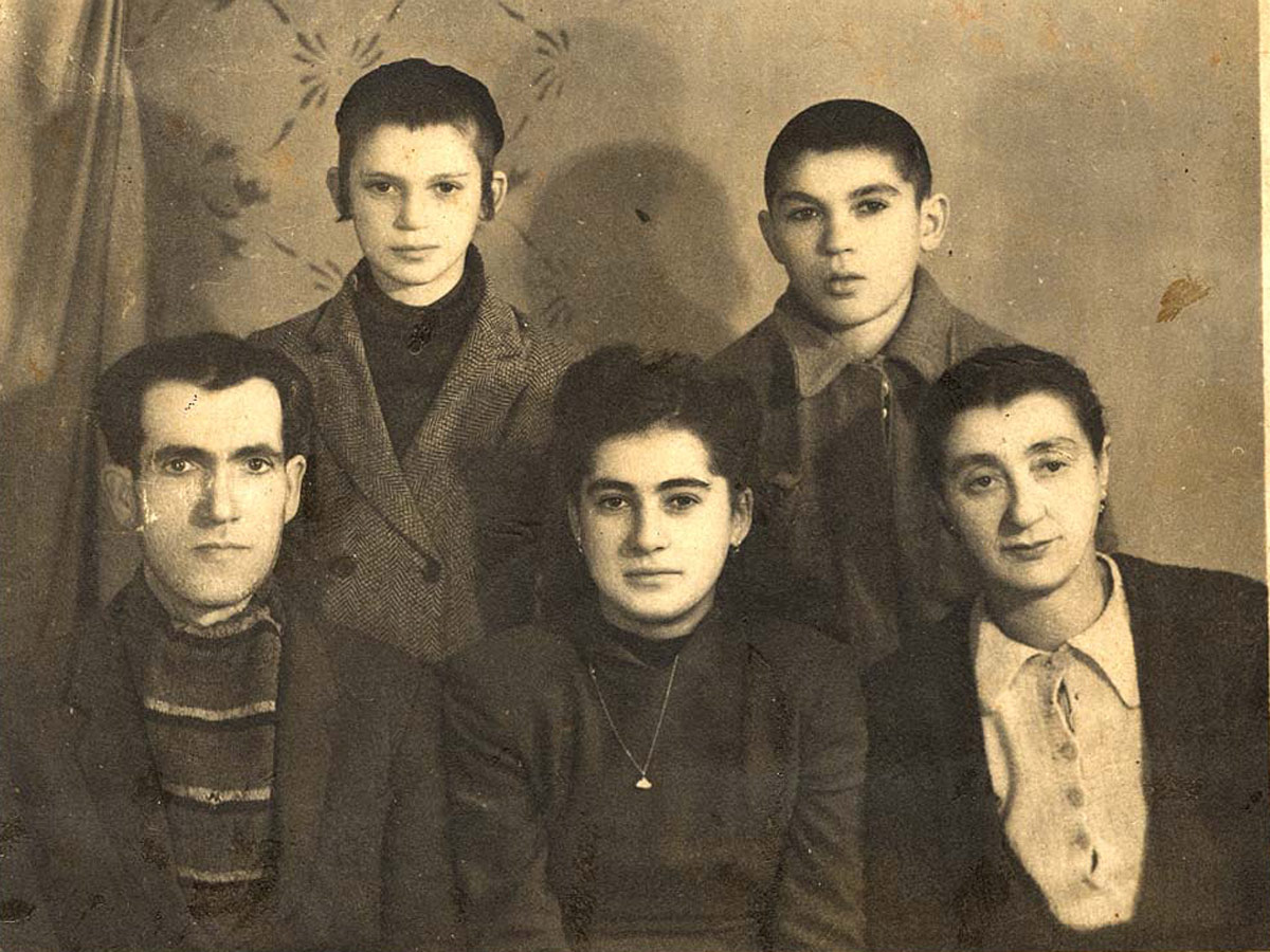 La familia Swartz, Iasi, Rumania, antes de la guerra