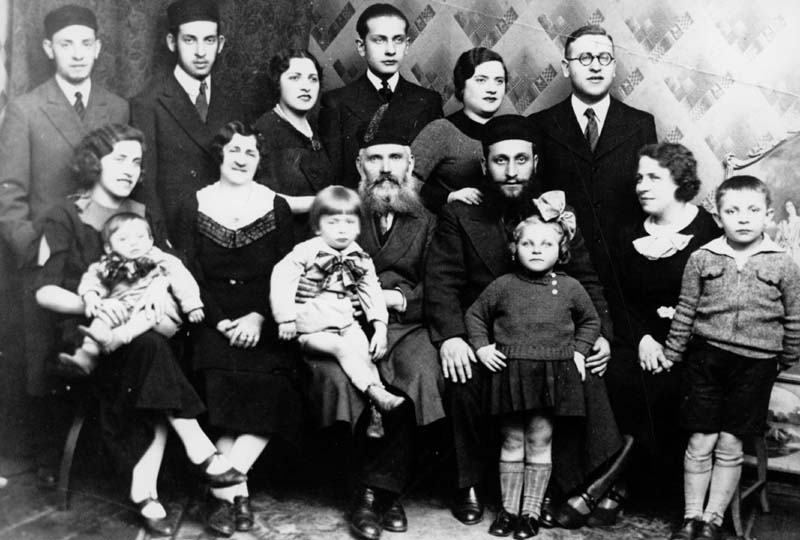 משפחה יהודית, ורשה, פולין, לפני המלחמה