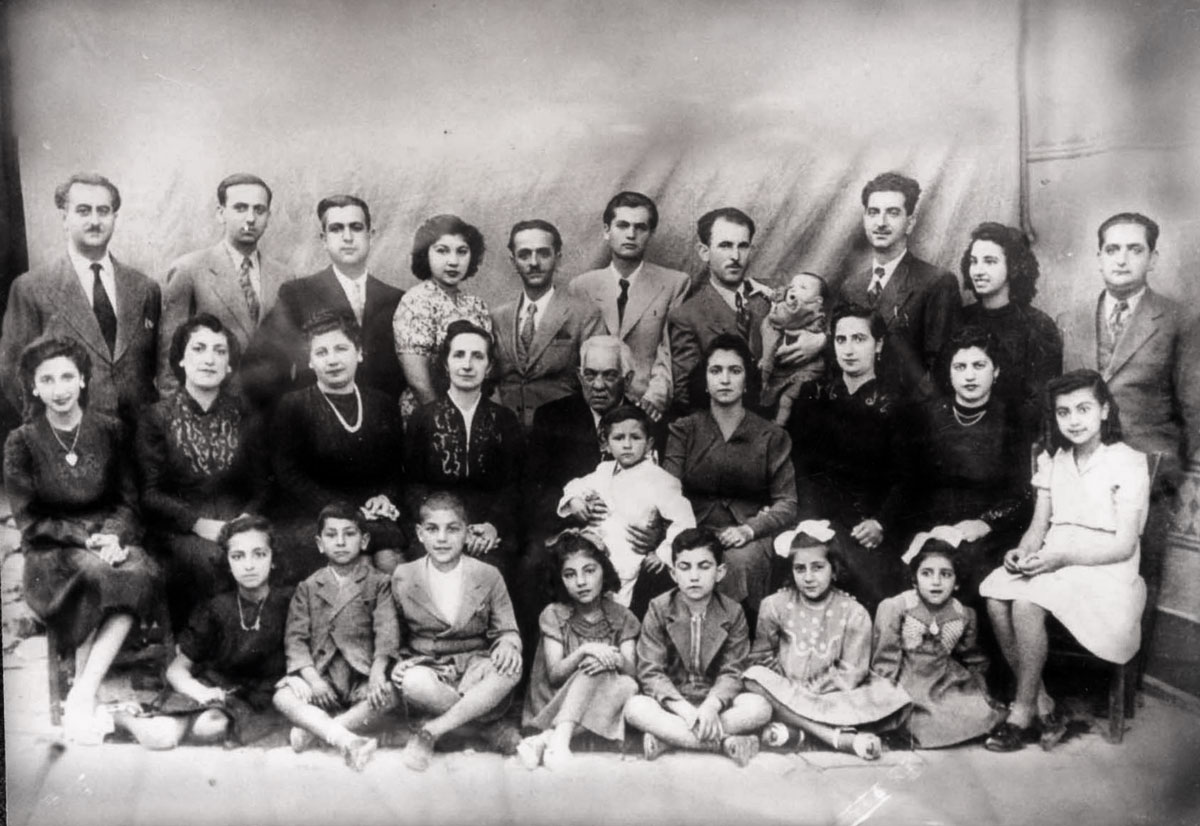 Ioannina, Greece. Members of Janet Salomoni née Bohoropoulos’s family before the deportation of the city’s Jews to the death camps in June 1943.