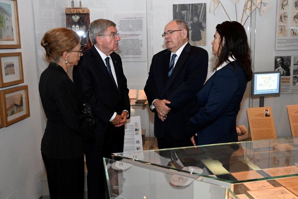 The Olympic Committee delegation visit Yad Vashem, the World Holocaust Remembrance Center