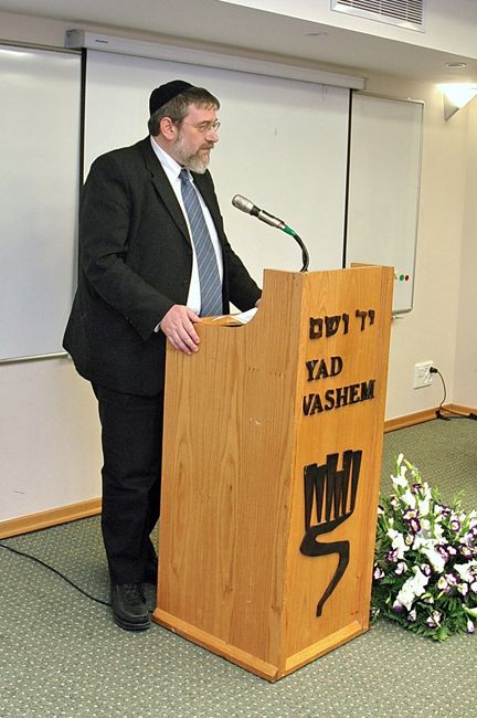 Rabbi Michael Melchior MK, Chairman of the Education, Culture and Sport Committee in the Knesset