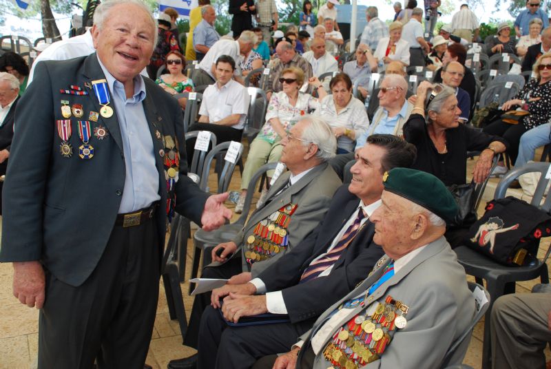 Veterans at the event