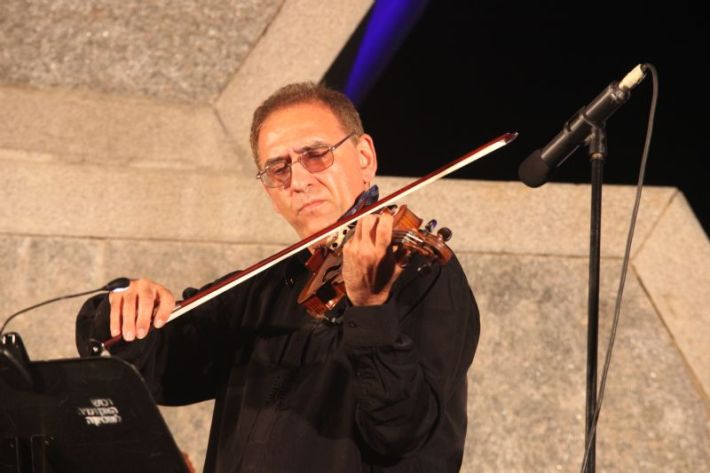 Michel Guerchovitch-Gershwin at the Mashiv Haruach concert