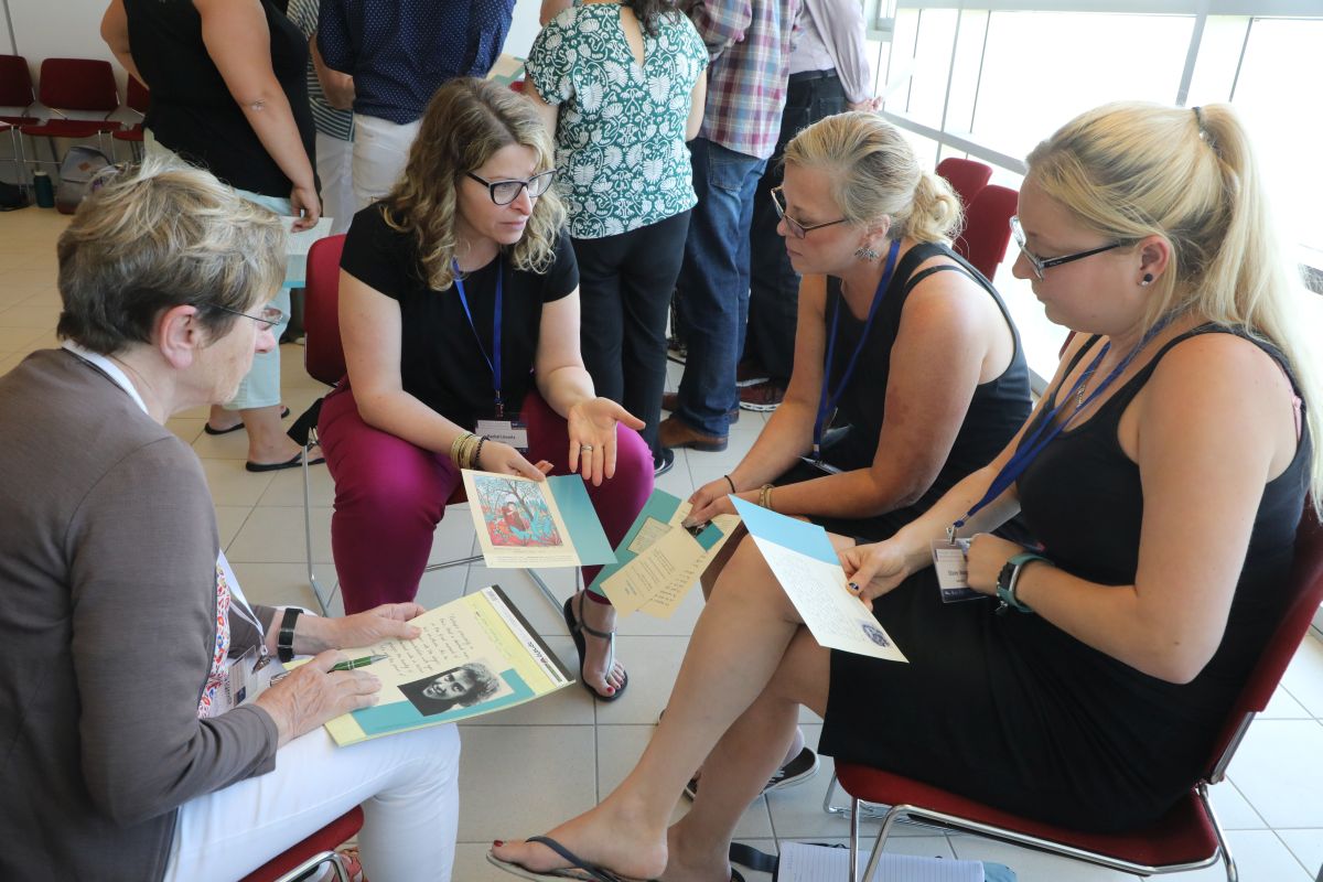 Teachers participating in a workshop at Yad Vashem 10th Annual International Conference