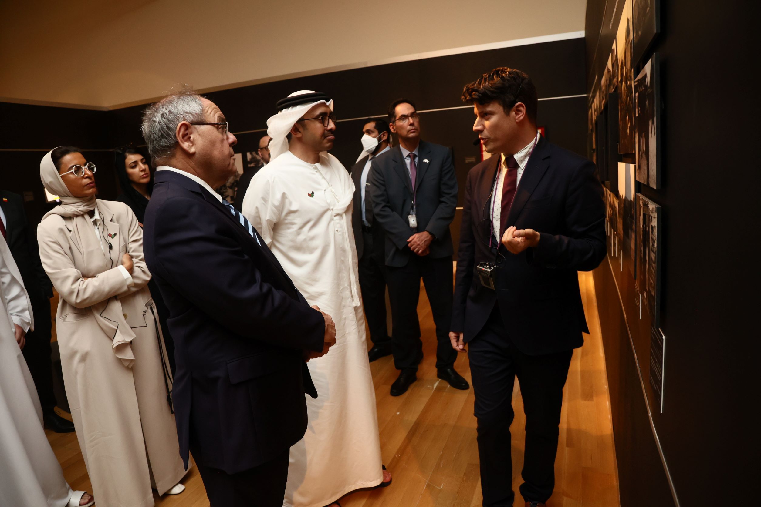Ministers from the UAE visit Yad Vashem, the World Holocaust Remembrance Center, in Jerusalem