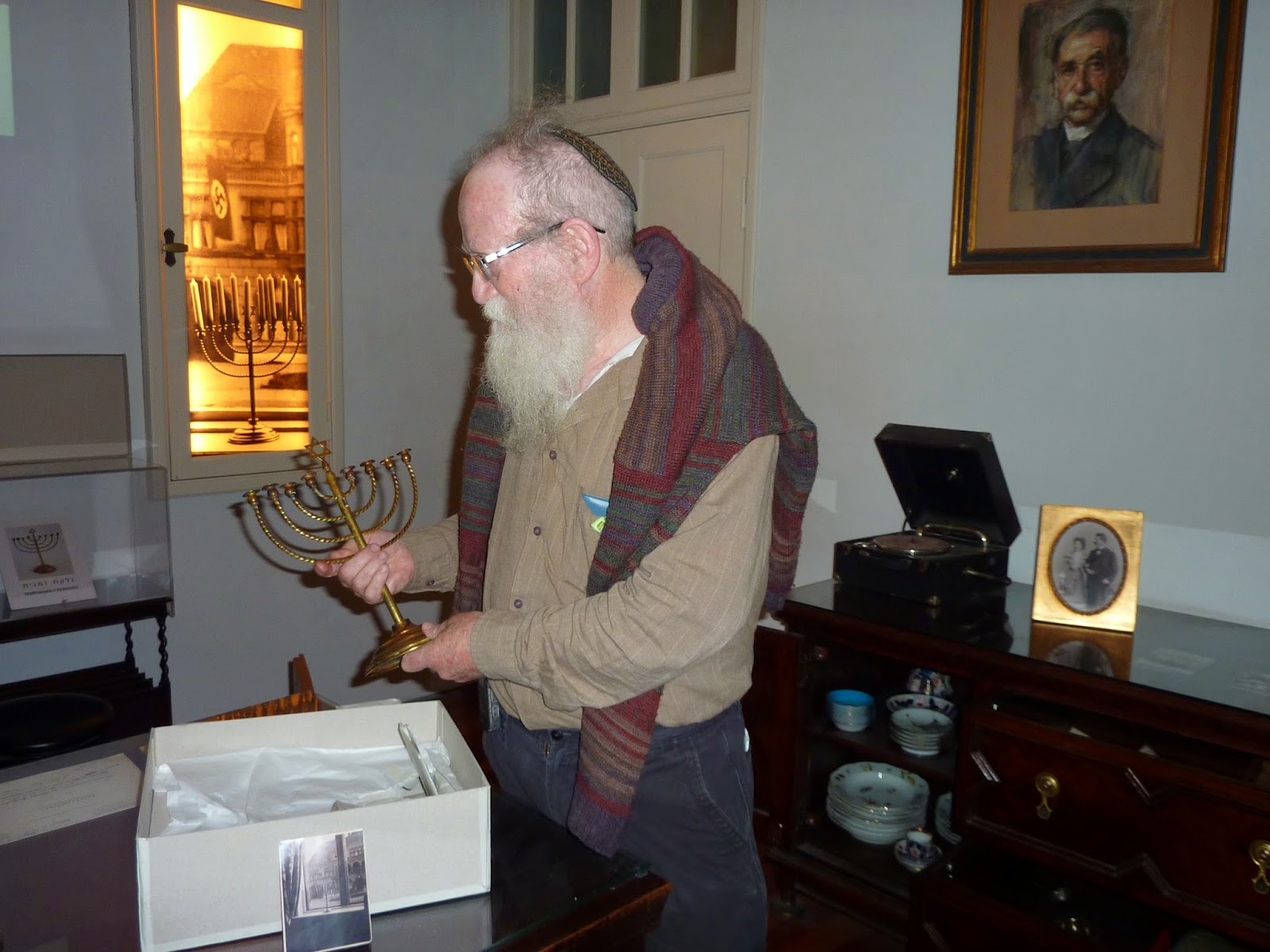 Holocaust-Era Menorah home for Hanukkah
