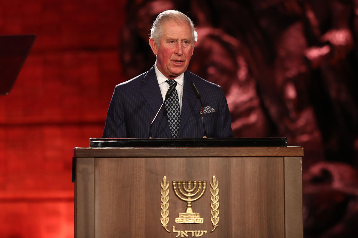 HRH Prince Charles, The Prince of Wales, honored the assembly of world leaders with his moving tribute marking International Holocaust Remembrance Day