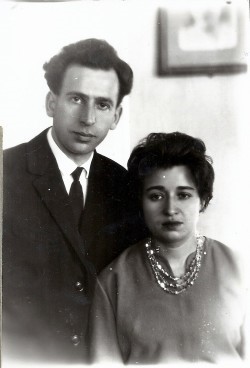 Iakov Rodkin with wife.