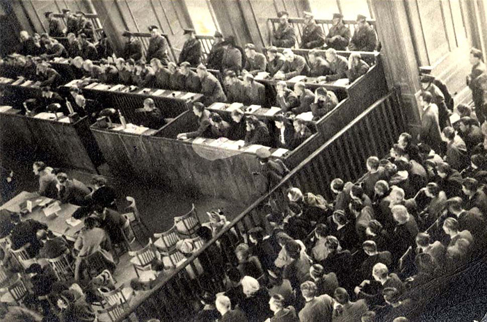Cracow, Poland, A view of the courtroom at the Auschwitz trial