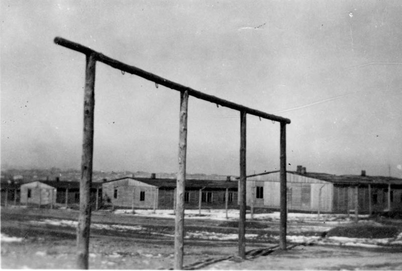 Место экзекуций в Майданеке, 1944-1945 год