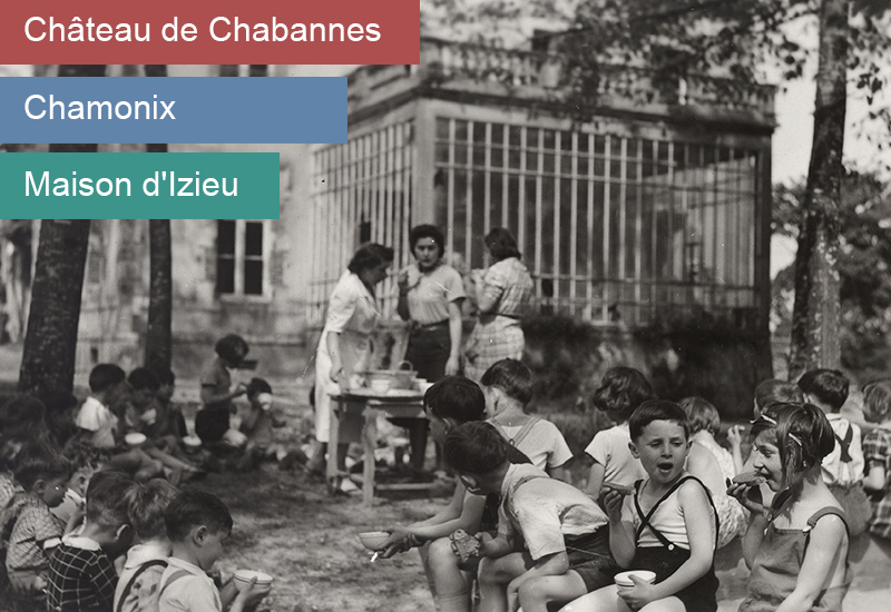 Children's Homes in France During the Holocaust -Château de Chabannes, Chamonix, Maison D'Izieu