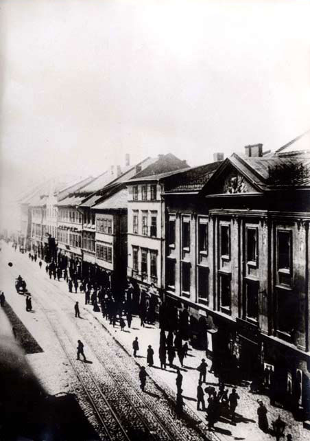 רחוב ברובע קאז'ימיש, קרקוב, לפני המלחמה