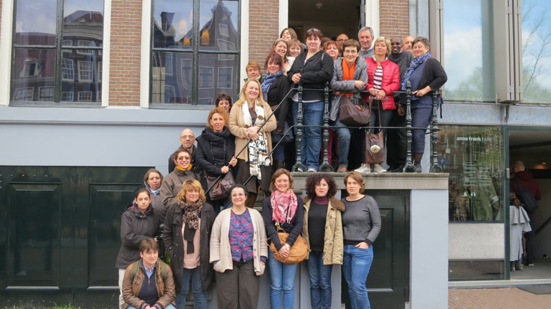 Séminaire de formation en coopération avec la Maison Anne Franck à Stavelot, Belgique, avril 2015