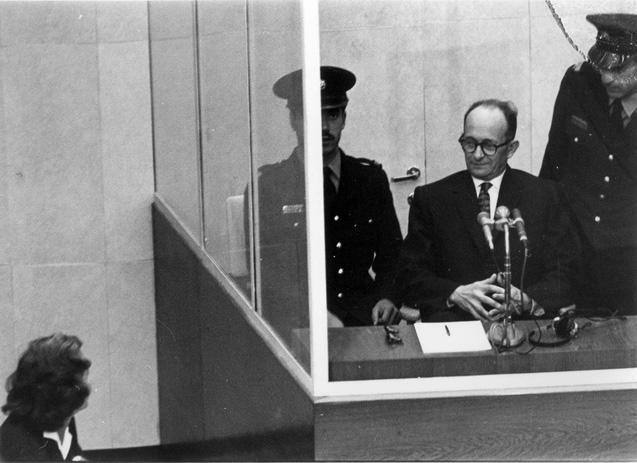 אדולף אייכמן בבית המשפט, ירשלים, ישראל 1961