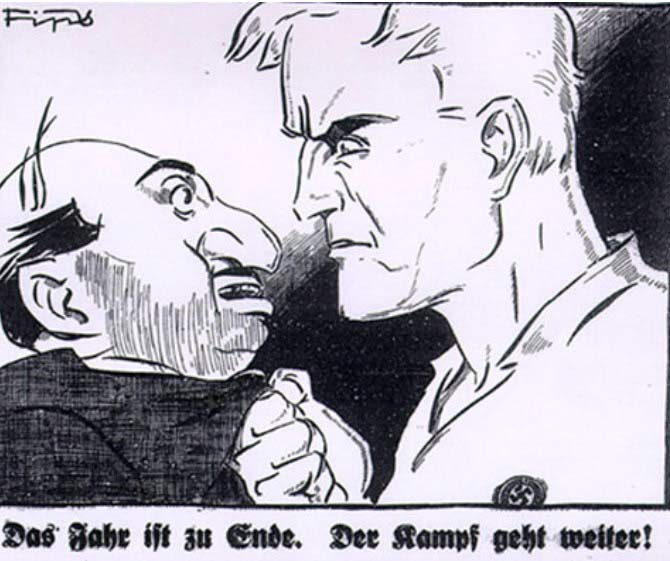 Philipp Rupprecht – alias "Fips "- in Julius Streicher’s Der Stürmer, december 1929