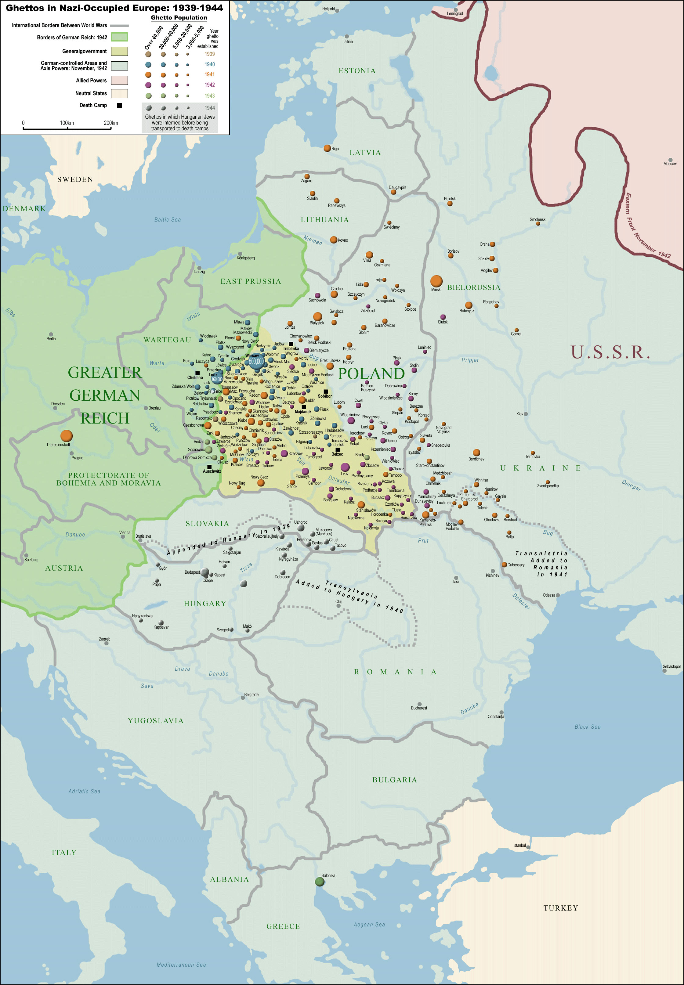 Ghettos in Nazi-Occupied Europe: 1939-1944.