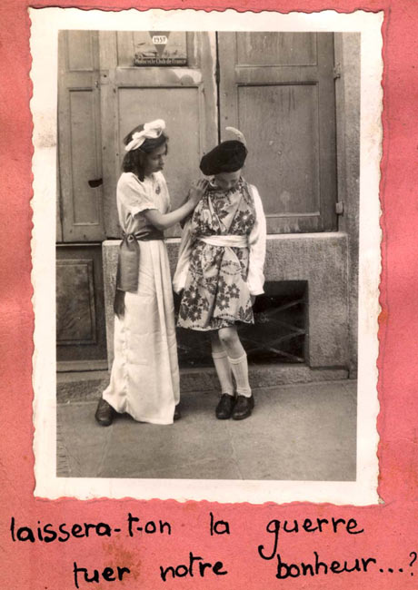 Saint Georges, France - a photograph from a children's home where Jewish children were hidden during the Holocaust