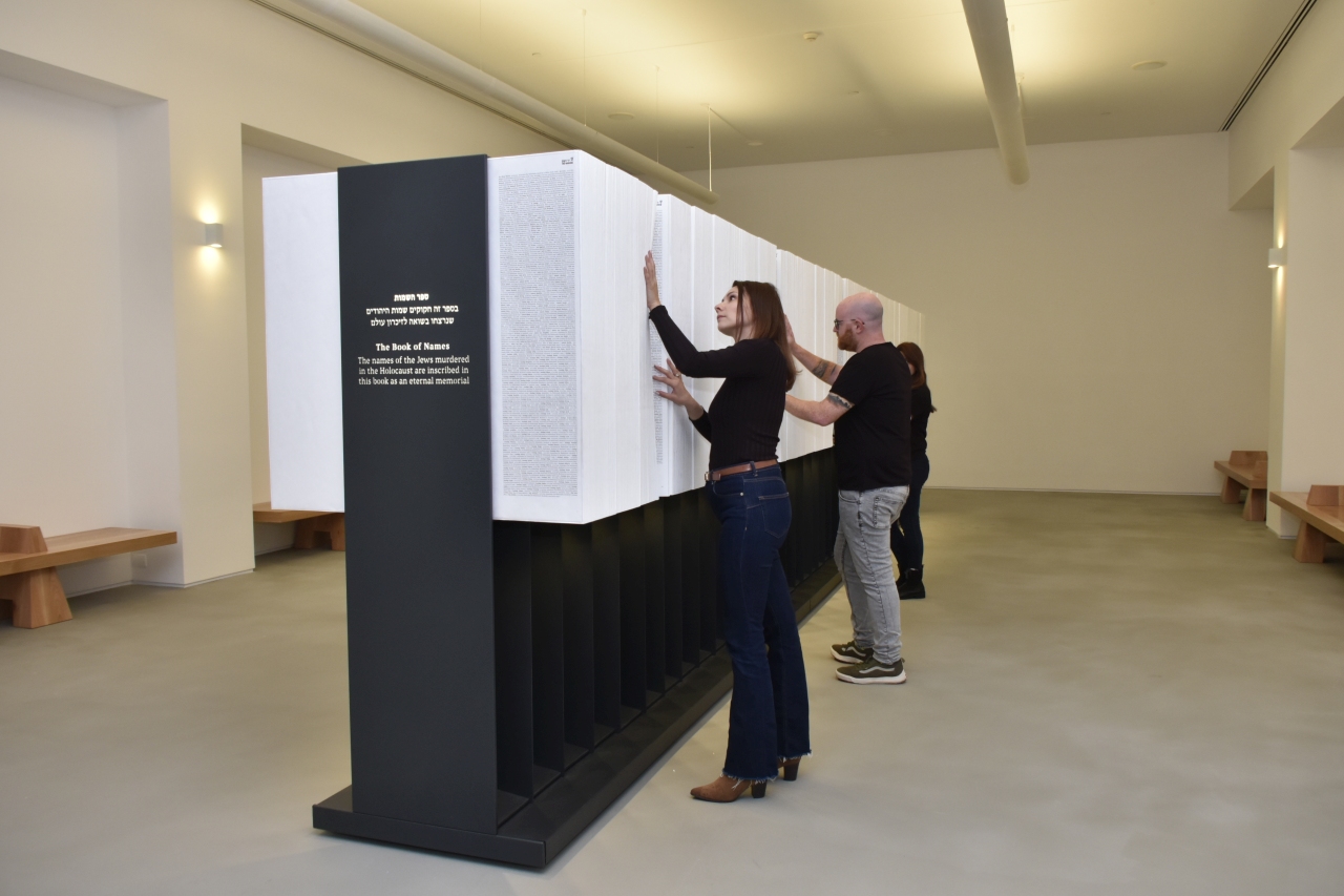 The new Book of Names of Holocaust Survivors, now on display at Yad Vashem, contains 4,800,000 names of Holocaust victims