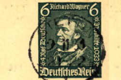 Stamp Bearing the Image of Richard Wagner, Taken from Postcard, 1933