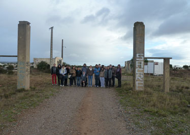 Camp de Rivesaltes 6 décembre 2011, entrée de l’Ilot F