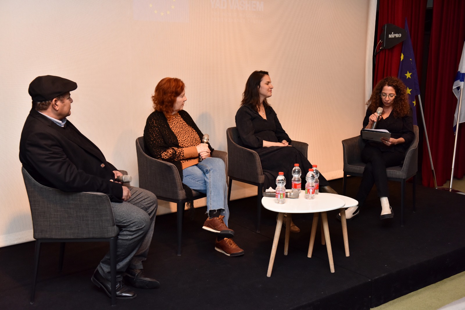 Liat Benhabib moderates a panel about the film "Love it was not"