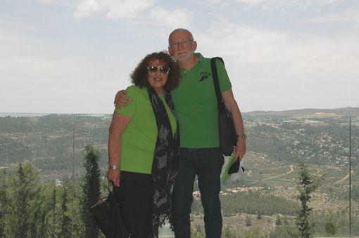 Silvia and Phillip Piorun, children of survivors, active members of the Melbourne Jewish community and active members of the Australian Friends of Yad Vashem, visited the Holocaust History Museum and Children's Memorial on May 13th, 2013