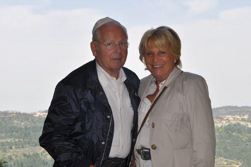 Paul and Peggy Brett, from London, United Kingdom, visited Yad Vashem on April 3, 2013