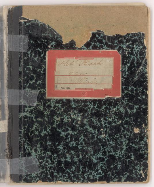 Cover of the diary