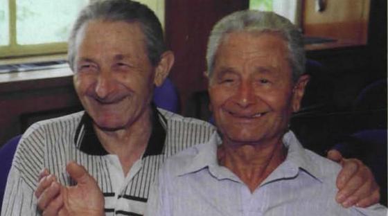 From left to right: Brothers Leonid (Leibish) and Lazar Sheiman