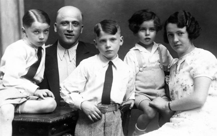 The Bader family. Köln, Germany, 1930s