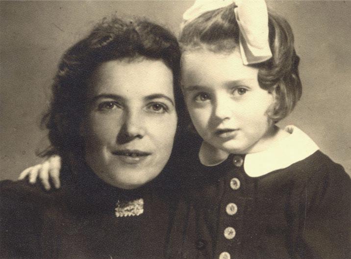 Shifra with Leokadia Jaromirska
