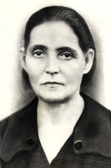 Ethel Stolyar from the village of Vcherayshe, Ukraine in the Zhitomir region. Ethel was murdered in a killing pit outside the village in May 1942
