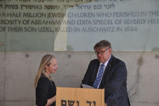 The Minister of Foreign Affairs of Finland visiting Yad Vashem