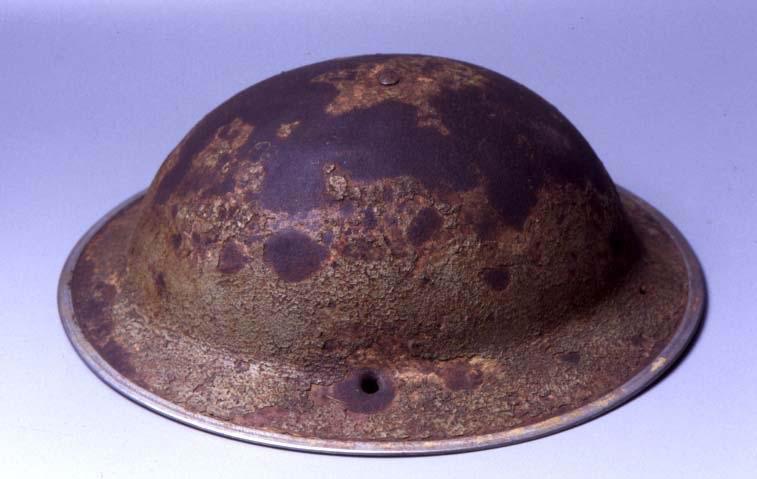 Eleazar Shafrir’s military gear from the War of Independence: helmet