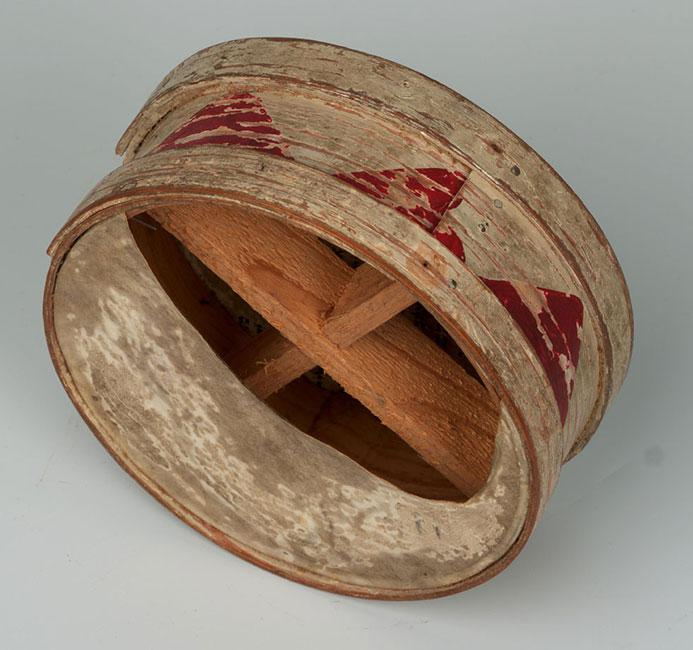 Toy drum made from the parchment of a desecrated Torah scroll