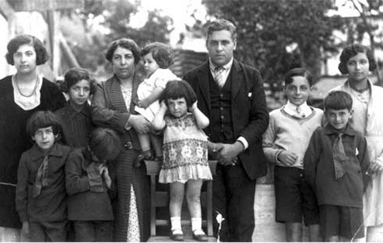 Aristides de Sousa Mendes mit seiner Familie