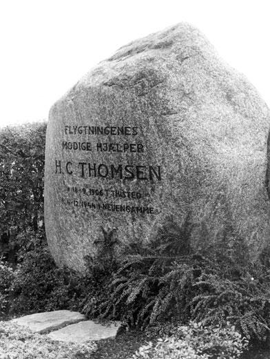 Monumento en memoria de Henry Christen Thomsen en Dinamarca