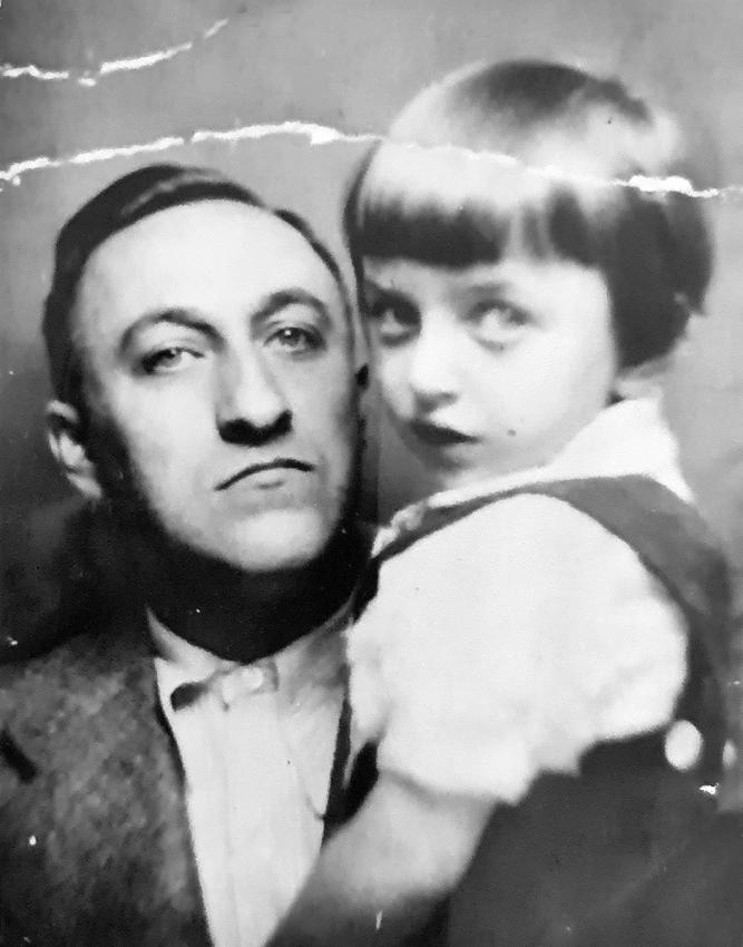 Aron Barszcz et son fils Jacques, fin des années 1930, début des années 1940