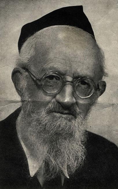 Rabbi Dr. Akiva Posner after his arrival in Eretz Israel