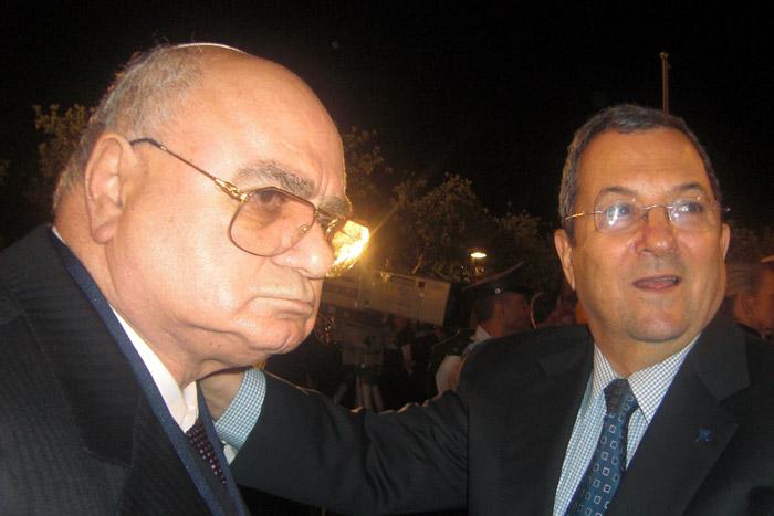 Ehud Barak, Ministro de Defensa de Israel con Jaime Meir Strasberg