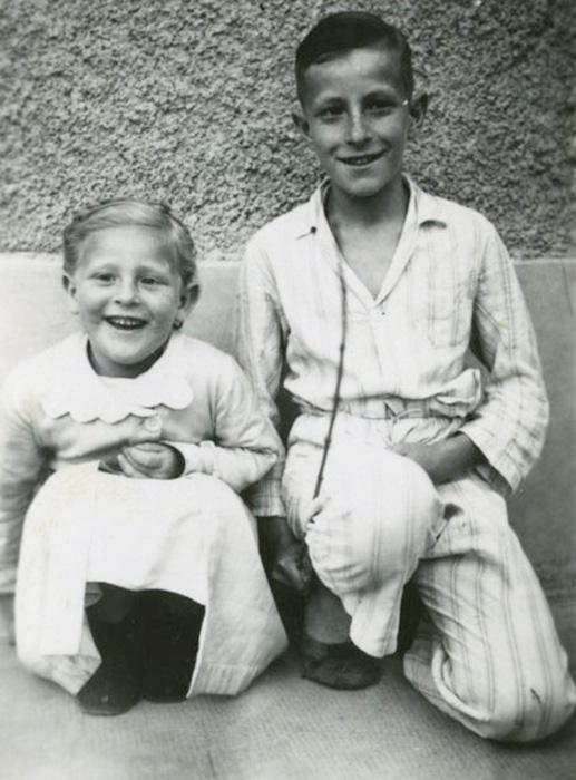 Henri et Suzanne Kurz. Boncelin, France, 1942-1943